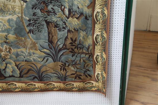 A large Aubusson style tapestry, 11ft 5in. x 5ft 9.5in.